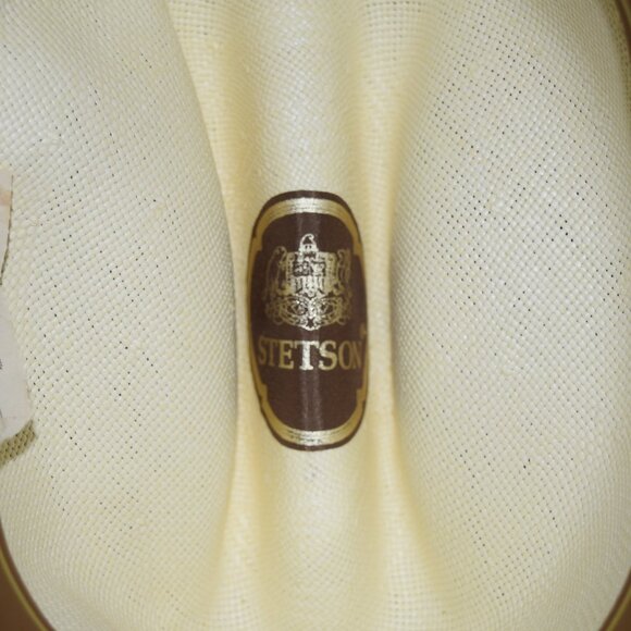 Stetson 10X Rancher Shantung Straw Cowboy Hat - Size 7 1/8 - Picture 4 of 8